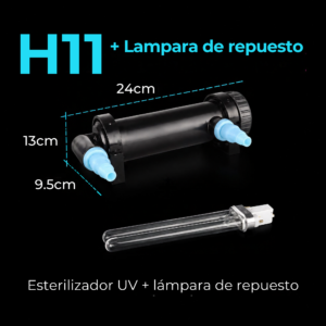 UV-11H + Lampara de repuesto