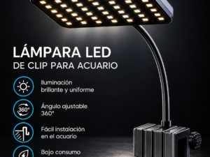 Lámpara LED Full Spectrum con Clip para Acuario 13 W